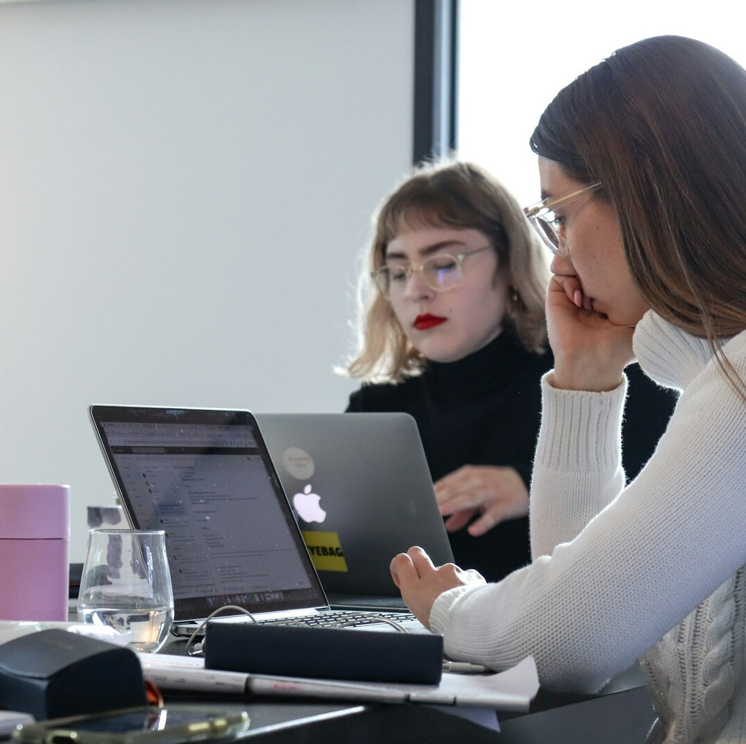 woman in professional development training